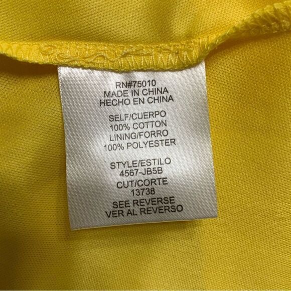 City Vibes yellow dress size 11 - Picture 7 of 7